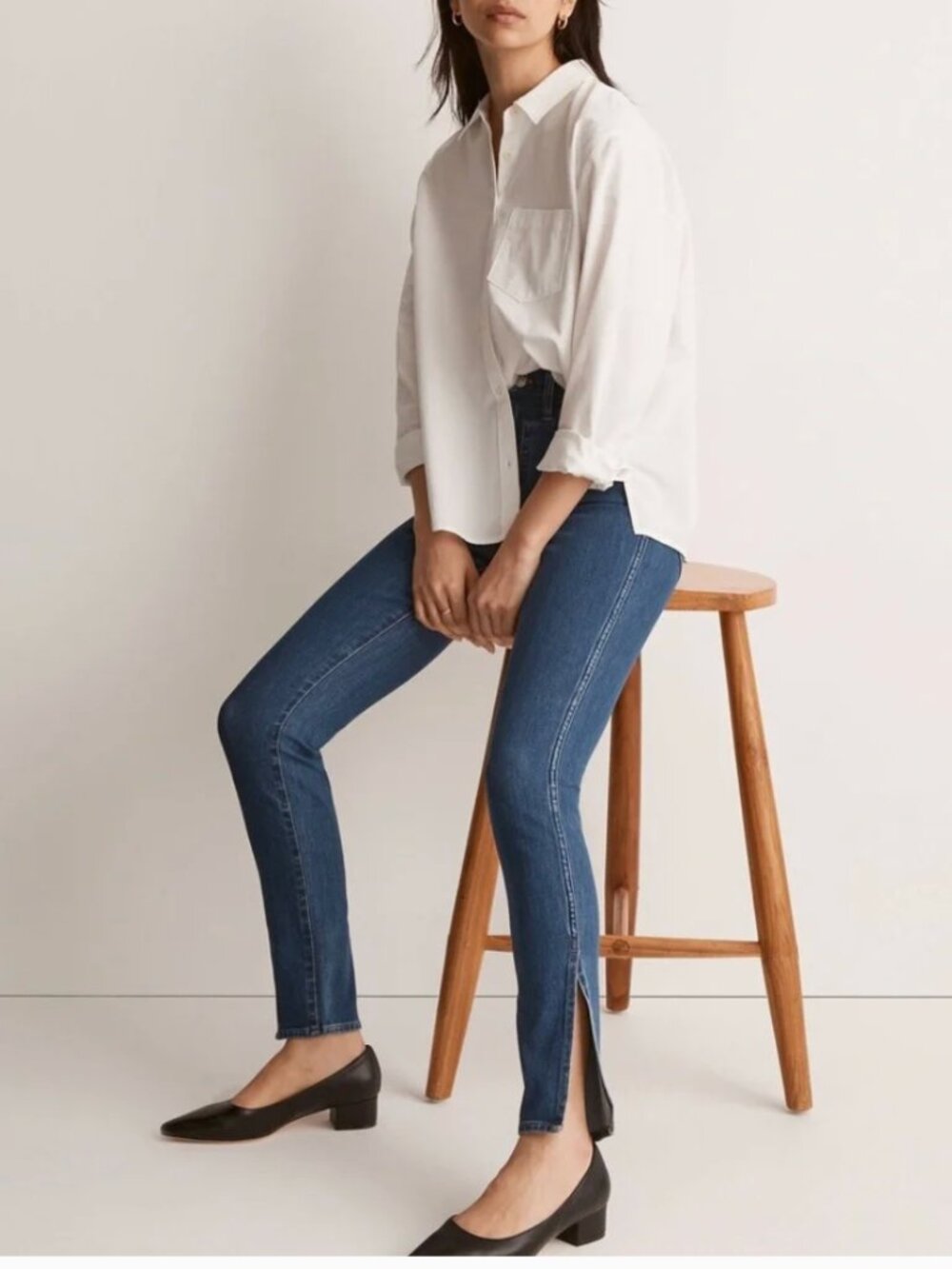 Madewell 11" HR Roadtripper Skinny Jean (Slit-Hem Edition)
